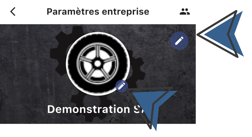 Modification du logo de l’entreprise