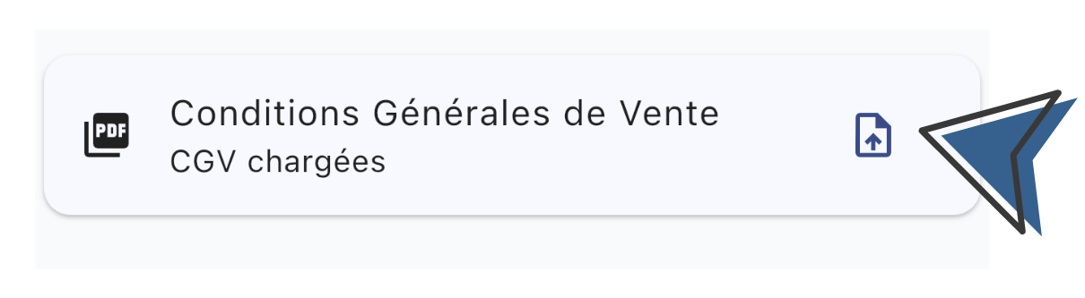 Importation des CGV PDF
